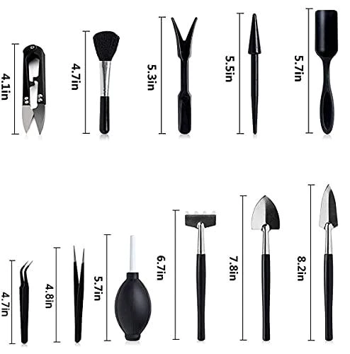 afake garden tools set for men and women,miniature succulent tool kit seed starter care,heavy duty gardening tools kit garden