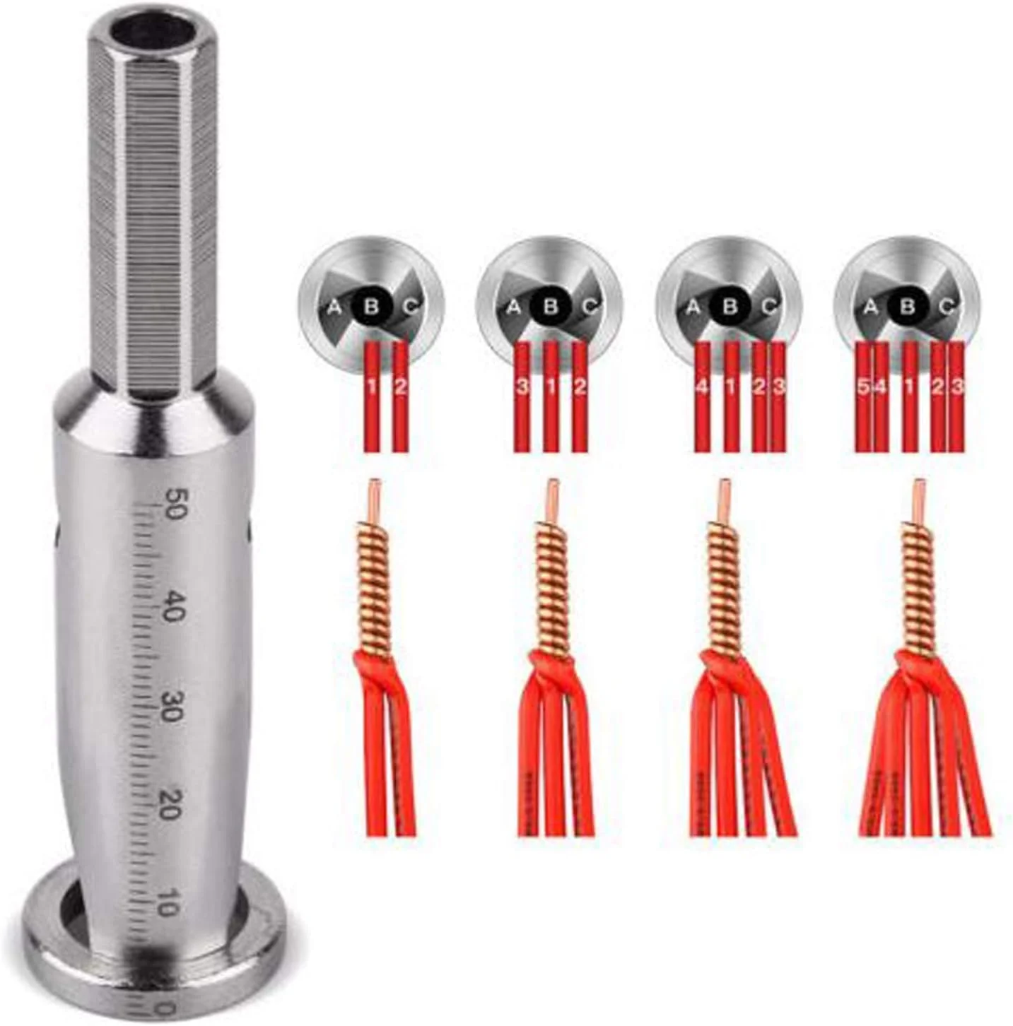 Neepanda Wire Twisting Tool, Wire Stripper and Twister, Quick Connector Twist Wire Tool for Power Drill Drivers, Power Tool Accessories