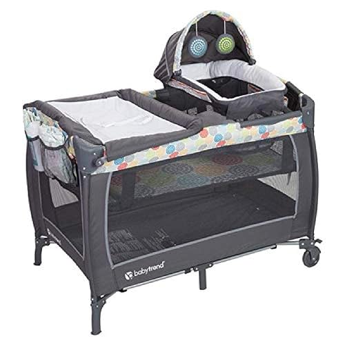 Baby Trend Lil&s; Snooze Deluxe II Nursery Center Playard, Funfetti