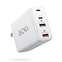 Eokii USB C Wall Charger 120W, 4-Port Type C Fast Charging Station Foldable Portable Travel PD 3.0 Compatible with Laptops, Smar