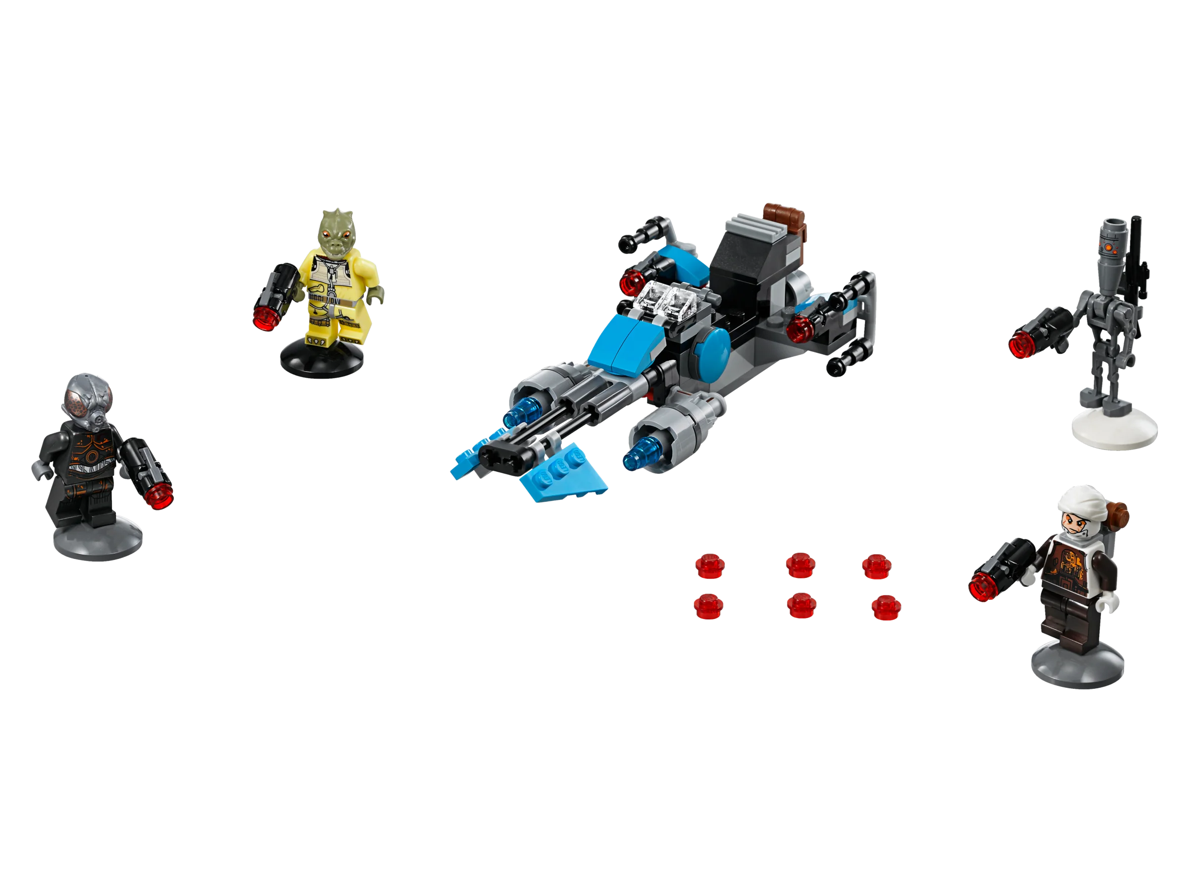 LEGO Star Wars Army Building Set Bounty Hunter Speeder Bike Battle Pack