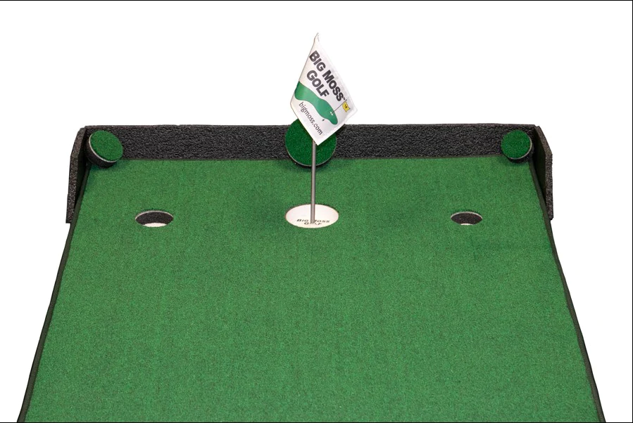 Big Moss Golf Competitor V2 Series 3&s; X 9&s; Practice Putting Chipping Green with 3 Cups