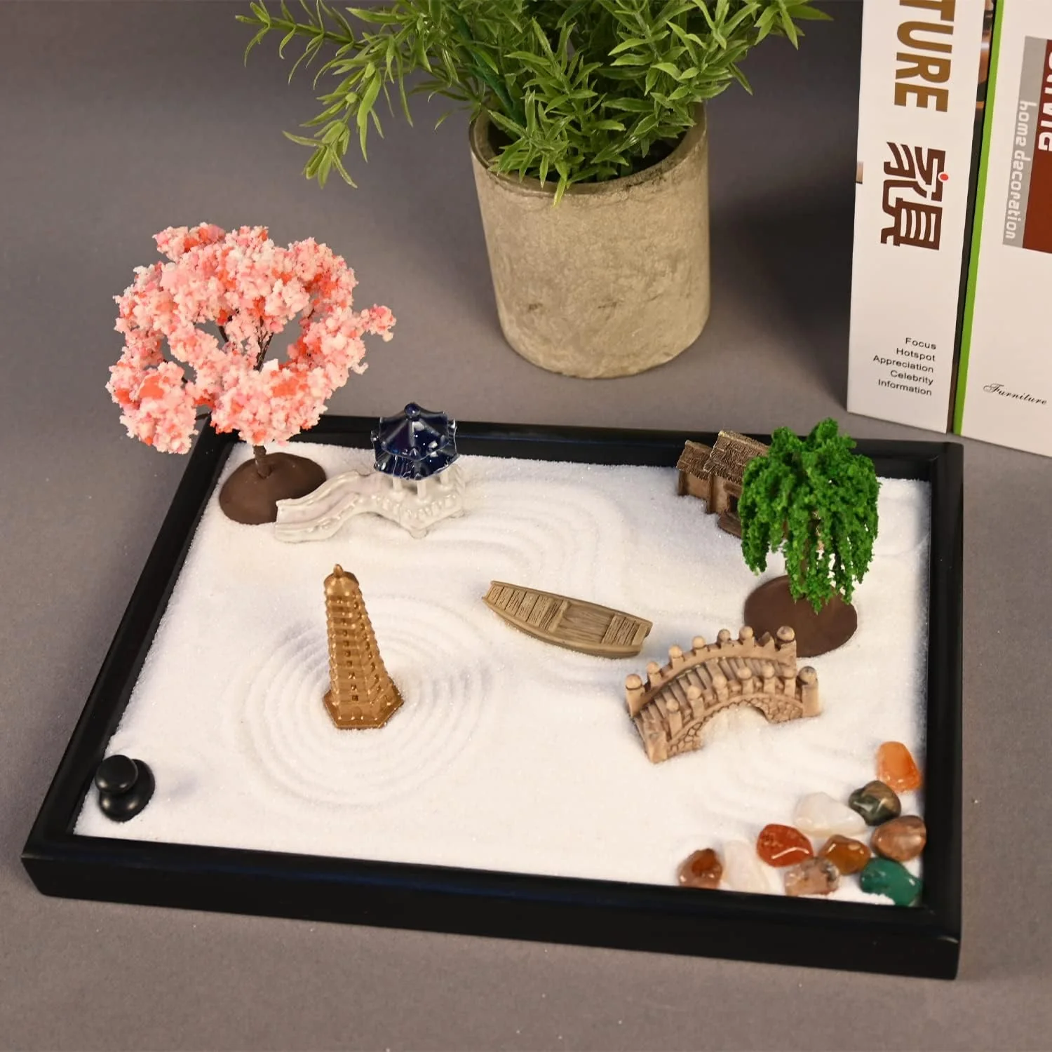 Yoquare Mini Zen Garden Kit - 10