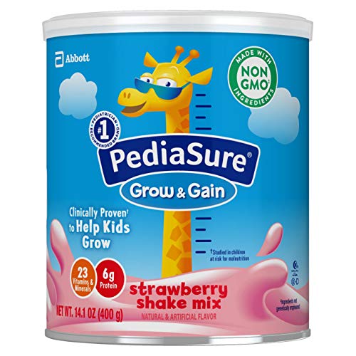 Pediasure Powder PediaSure Grow &a; Gain Non-GMO Shake Mix Powder, Nutritional Shake For Kids, With Protein, DHA, Antioxidants, and Vitamins &a;