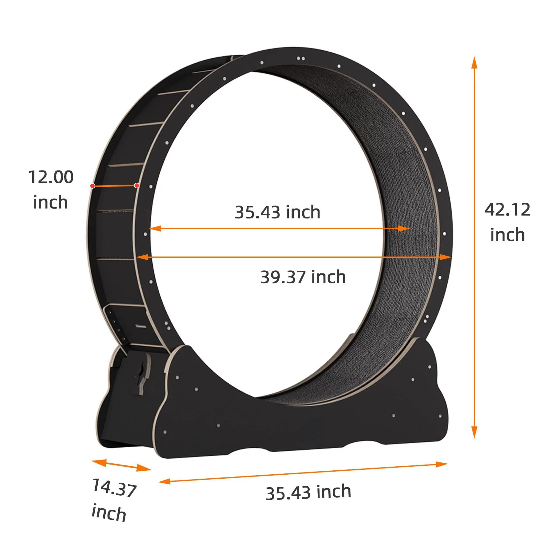 lcfalo cat exercise wheel, cat wheel treadmill anti-pinch running wheel cat exercise cute cat furniture cats exercise wheel i