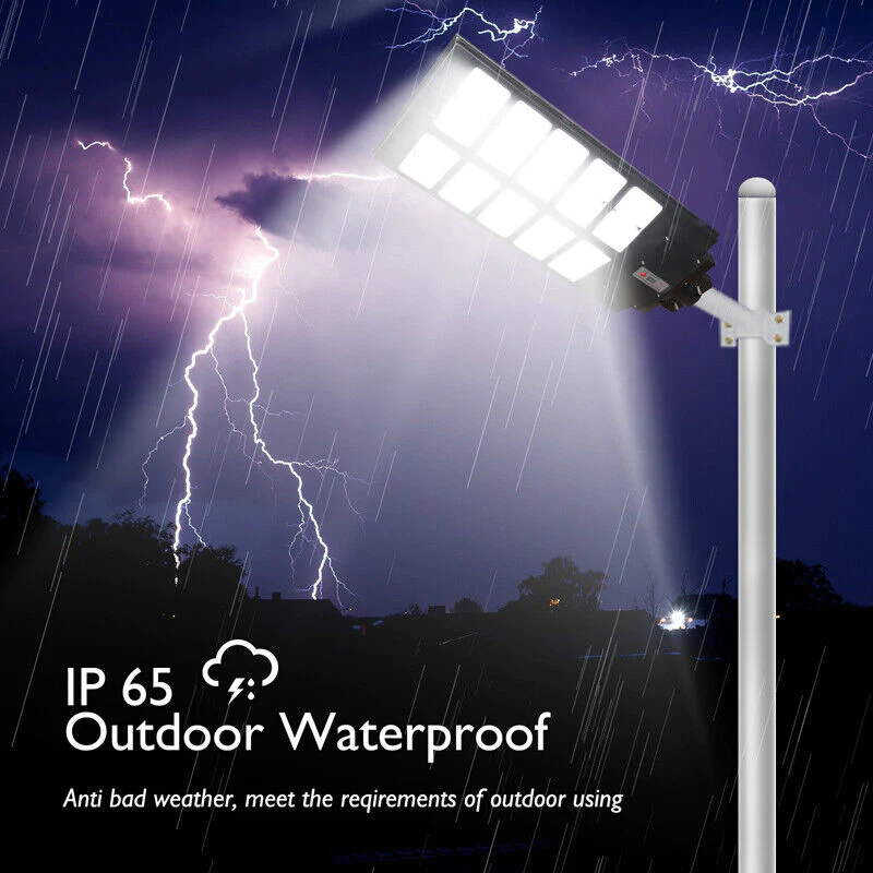 Great Choice Products 99000000Lm 1000W Luz Solar Led Comercial Al Aire Libre Solar Street Light Garden