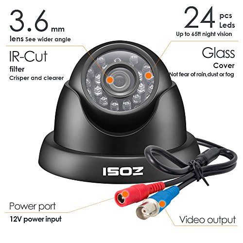 Zosi Home Security Camera System 8 Channel Full 1080P Hd-Tvi Surveillance Dvr And 4Pcs 1080P Hd Indoor Outdoor Weatherproof Nigh