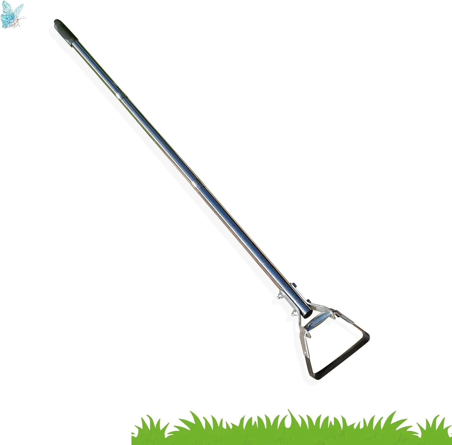 Ledombon Garden Hoe Stirrup Hoe Long Handle Adjustable Weeding Hula Hoes Gardening Tools for Vegetable Garden