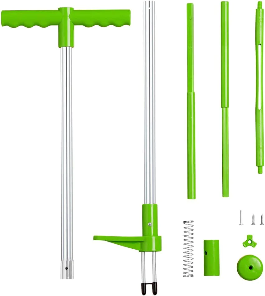 HEART JOURNEY Weed Puller Tool Stand Up, Standing Plant Root Remover, Weed Removal Tool, Stand Weeder with Long Handle, Weed Puller Standing,