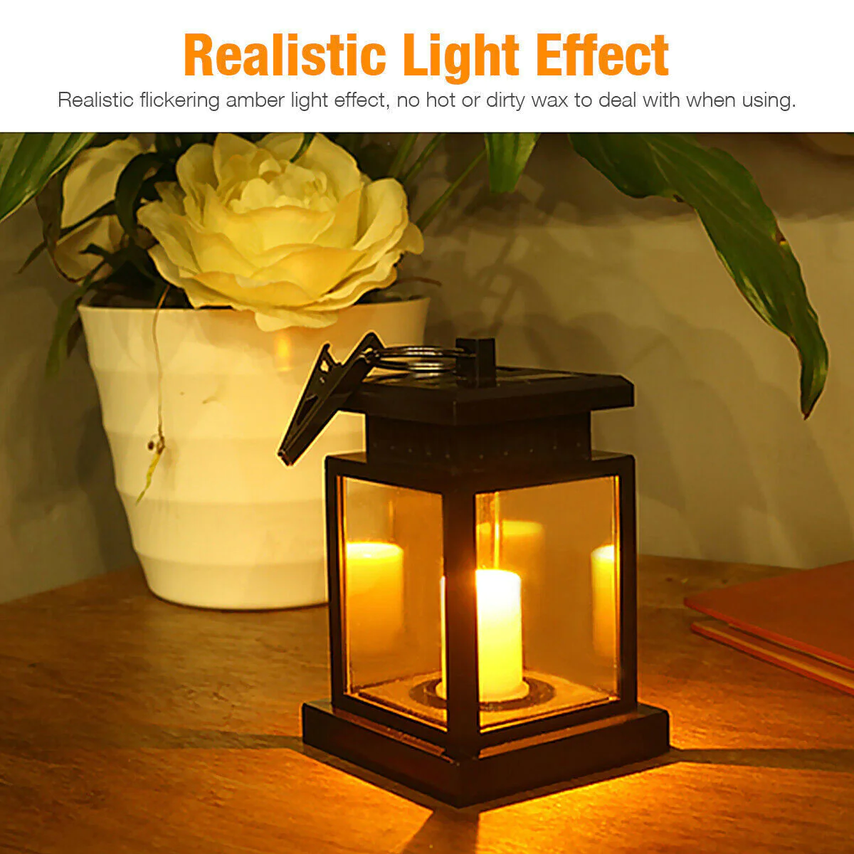 Great Choice Products 10Pcs Solar Lantern Led Hanging Light Outdoor Garden Patio Lamp Decor Waterproof
