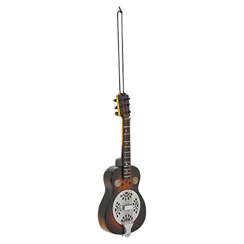 Broadway Gift Co. broadway gifts co spider resonator guitar brown 5 inch wood hanging ornament