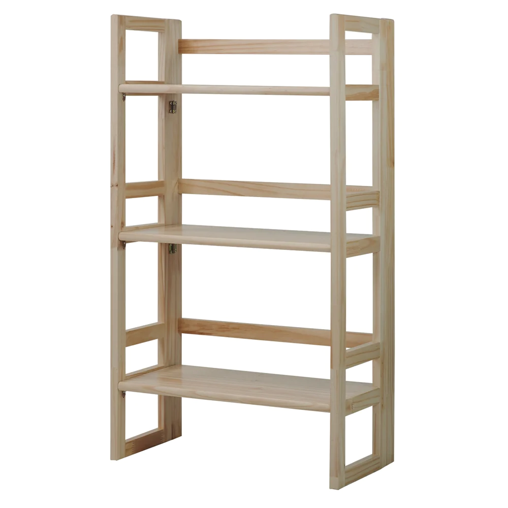 Casual Home 3-Shelf Folding Student Bookcase 20.75