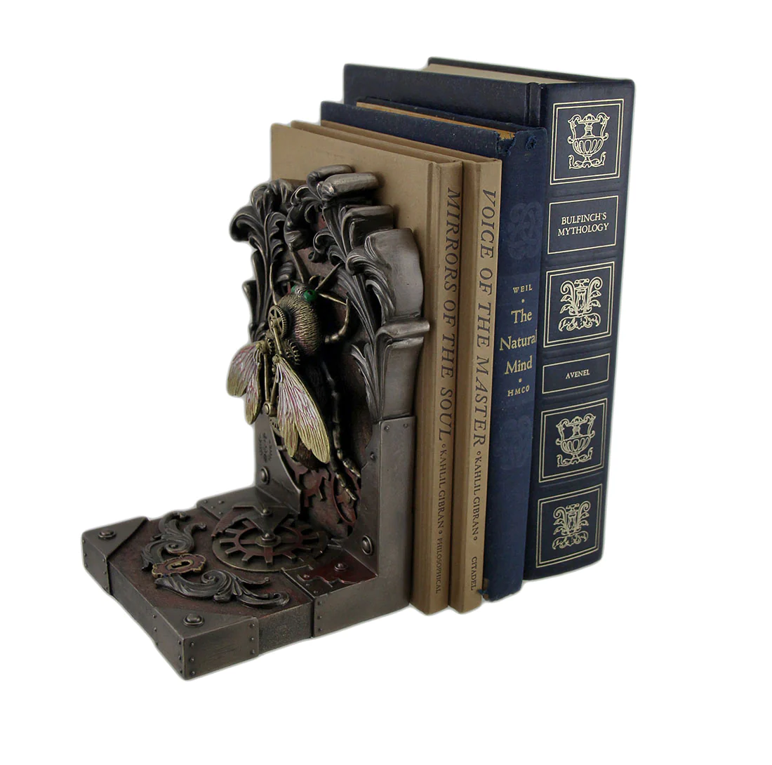 Veronese Design Brigid Ashwood Steambee Steampunk Bee Decorative Bookend