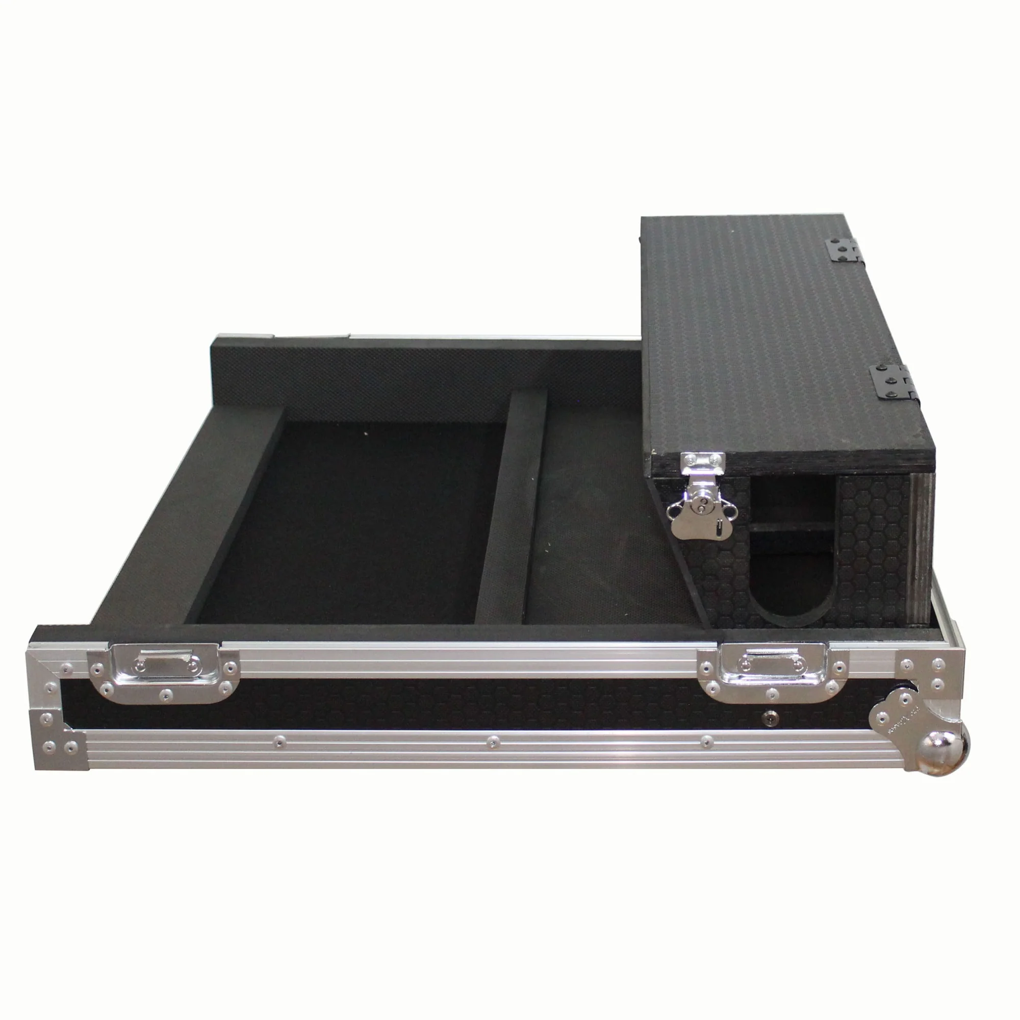 ProX XS-AHQU24DHW Flight-Road Case for Allen and Heath QU-24 Mixer W-Doghouse and Wheels