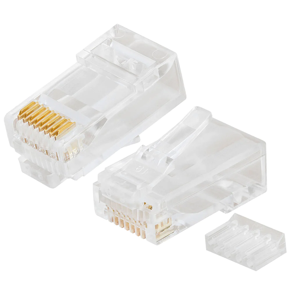 Platinum Tools 106188J RJ45 Cat6 2pc, R/S 3 prong - Jar of 100