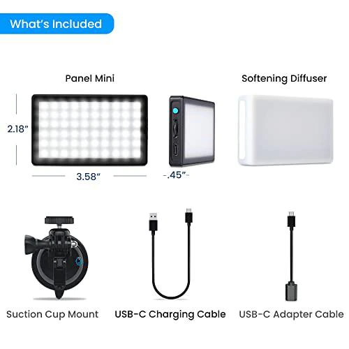 lume cube video conference lighting kit | live streaming, video conferencing, remote working | lighting accessory for laptop,