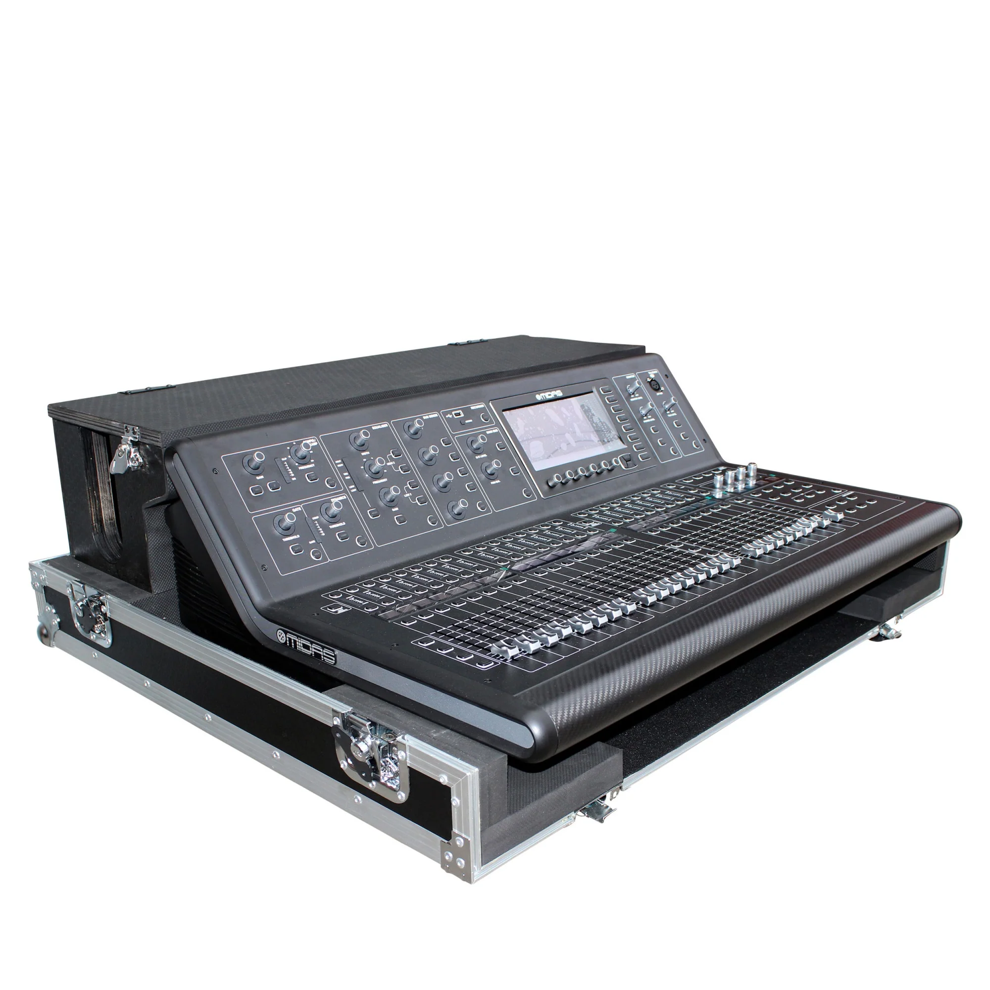 ProX XS-MIDM32DHW - Flight Case for Midas M32 Console with Doghouse and Wheels