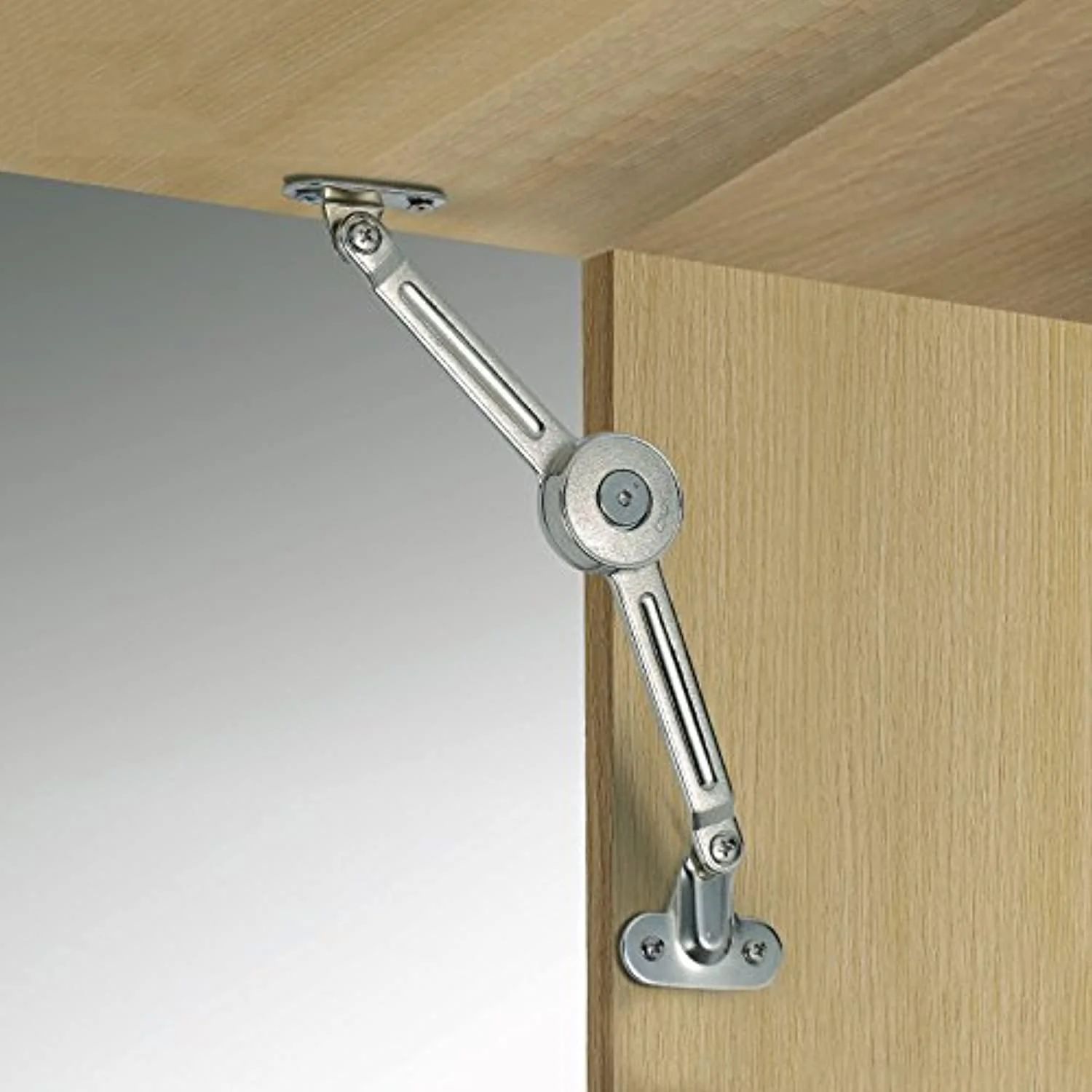 QRITY 2 packs [upgraded] qrity cabinet cupborad furniture door lift stay support hinge damper - support up to 20kg - opening angle