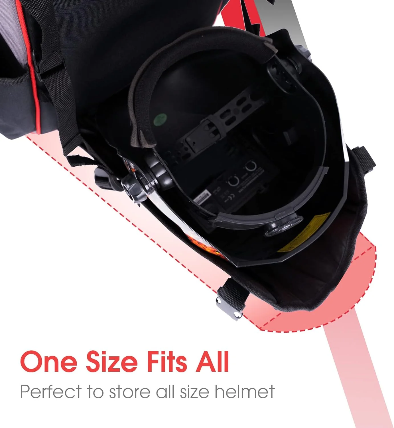 Generic YESWELDER Welding Backpack Extreme Gear Pack with Helmetcatch(holds welding helmet, jacket, gloves, grinder, tools, and more)