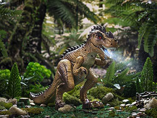 greenbo dinosaur toys jurassic t rex battle attack shooting action figure multifunction realistic cool walking rc tyrannosaur