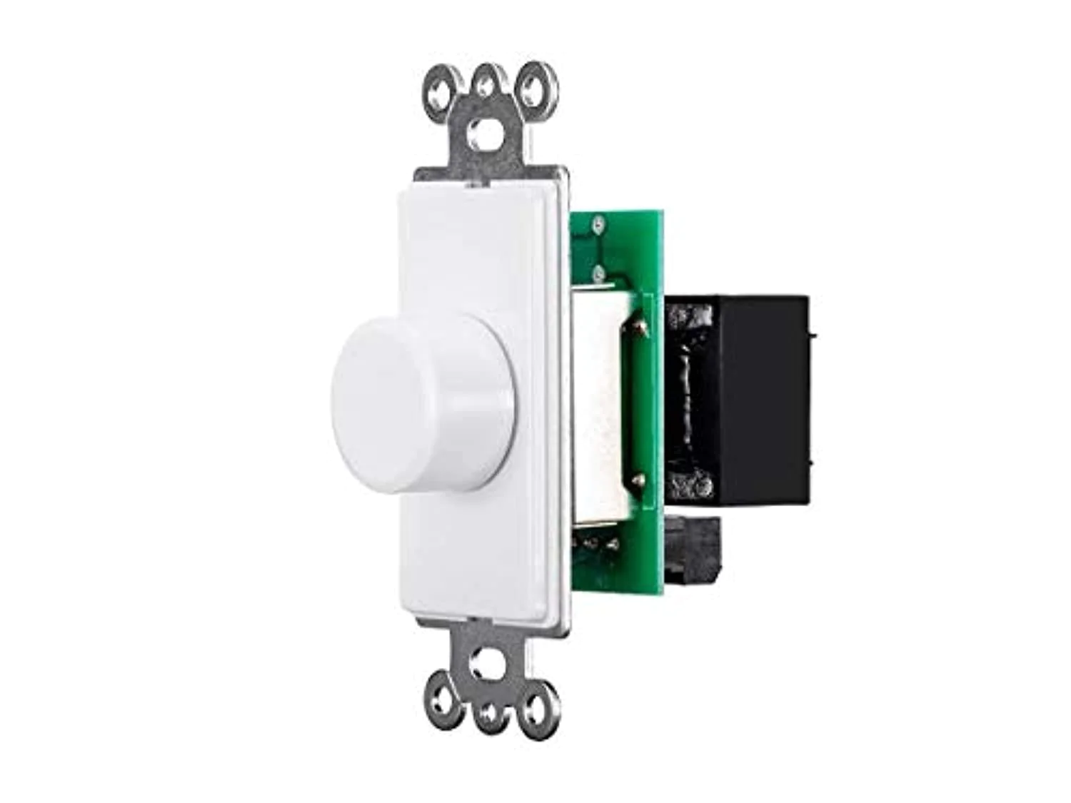 monoprice rvc25-70 70v rotary in-wall/inline speaker volume control, 25-watt, 11 volume positions, for 70v music systems, whi