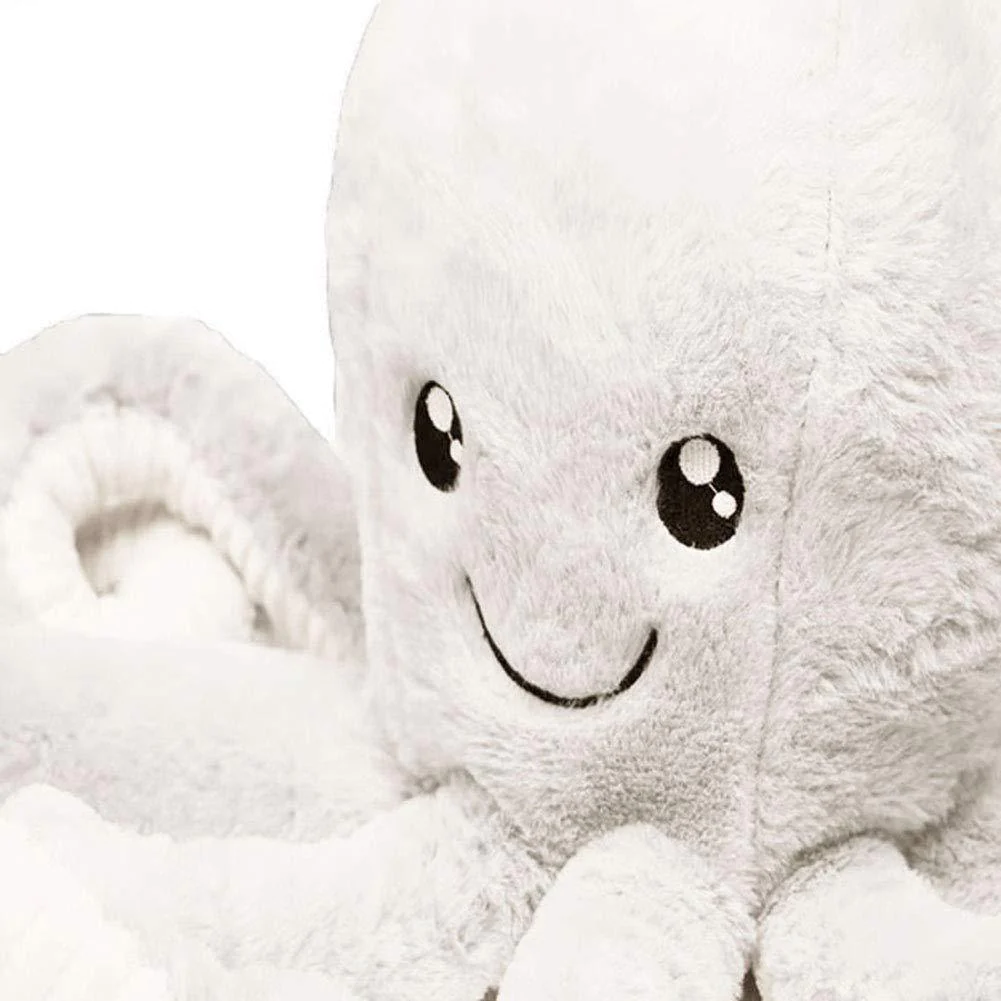 nbeebro cute octopus plush toy, soft octopus stuffed animals toys for kids boys girls birthday xmas gift (white, 24&s;&s;)