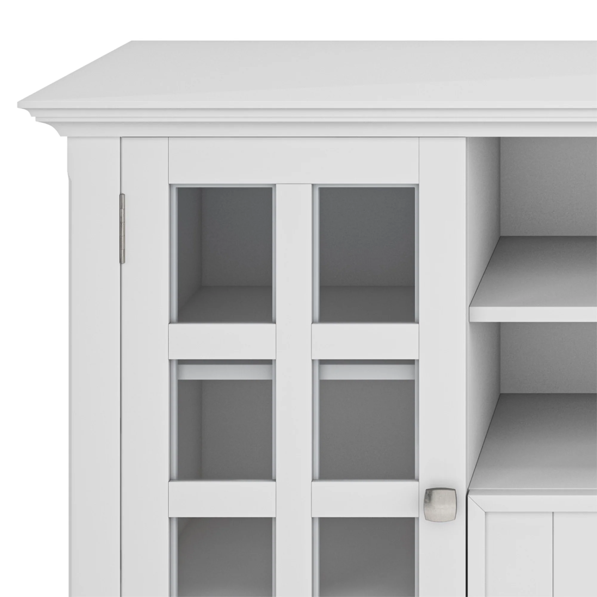 Simpli Home Acadian SOLID WOOD 53 in Wide TV Media Stand &a; For TVs up to 60 inches