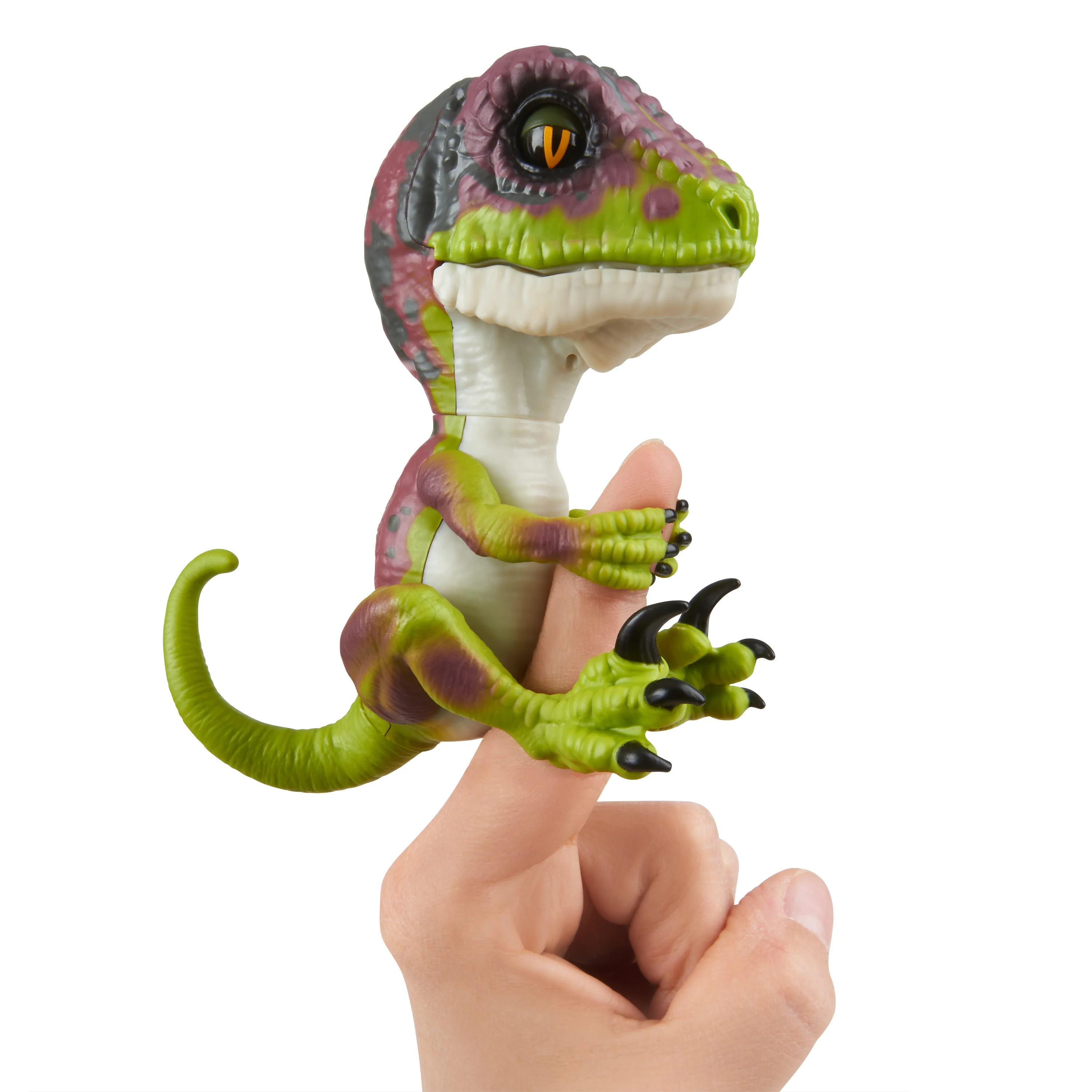 WowWee Fingerlings Untamed Baby Raptor Dinosaur - Green