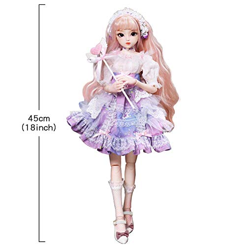 Diary Queen ICY Fortune Days Original Design 18 inch 1/4 Princess Dolls, Diary Queen Series 26 Joints BJD Doll, Best Gift Anime Toys for Gir