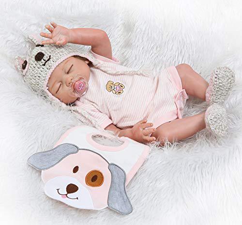 Pedolltree reborn baby dolls girls silicone full body lifelike reborn doll sleeping anatomically correct washable toy doll reborn babies