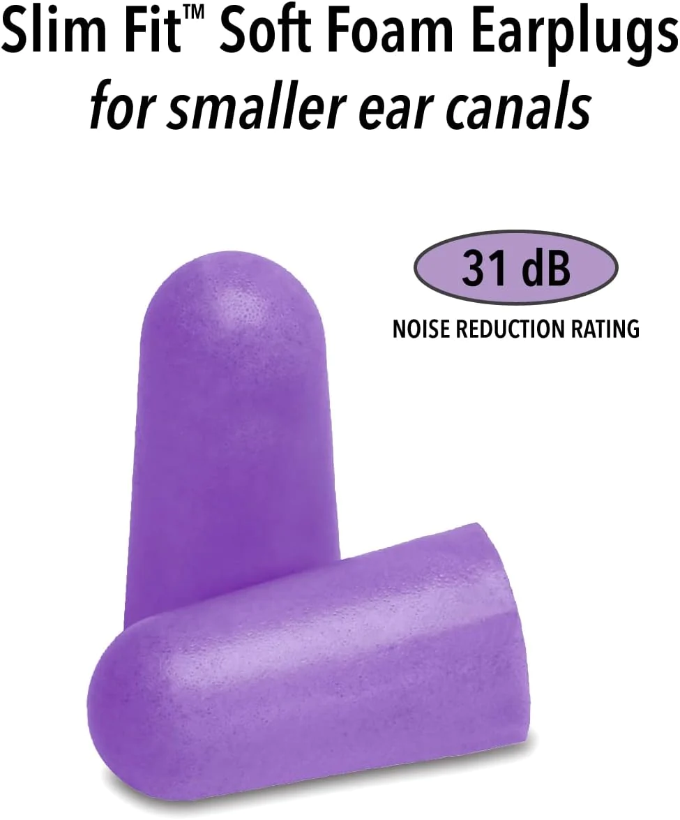 Generic Mack&s;s Slim Fit Soft Foam Earplugs, 50 Pair - Small Ear Plugs for Sleeping, Snoring, Traveling, Concerts, Shooting Sports