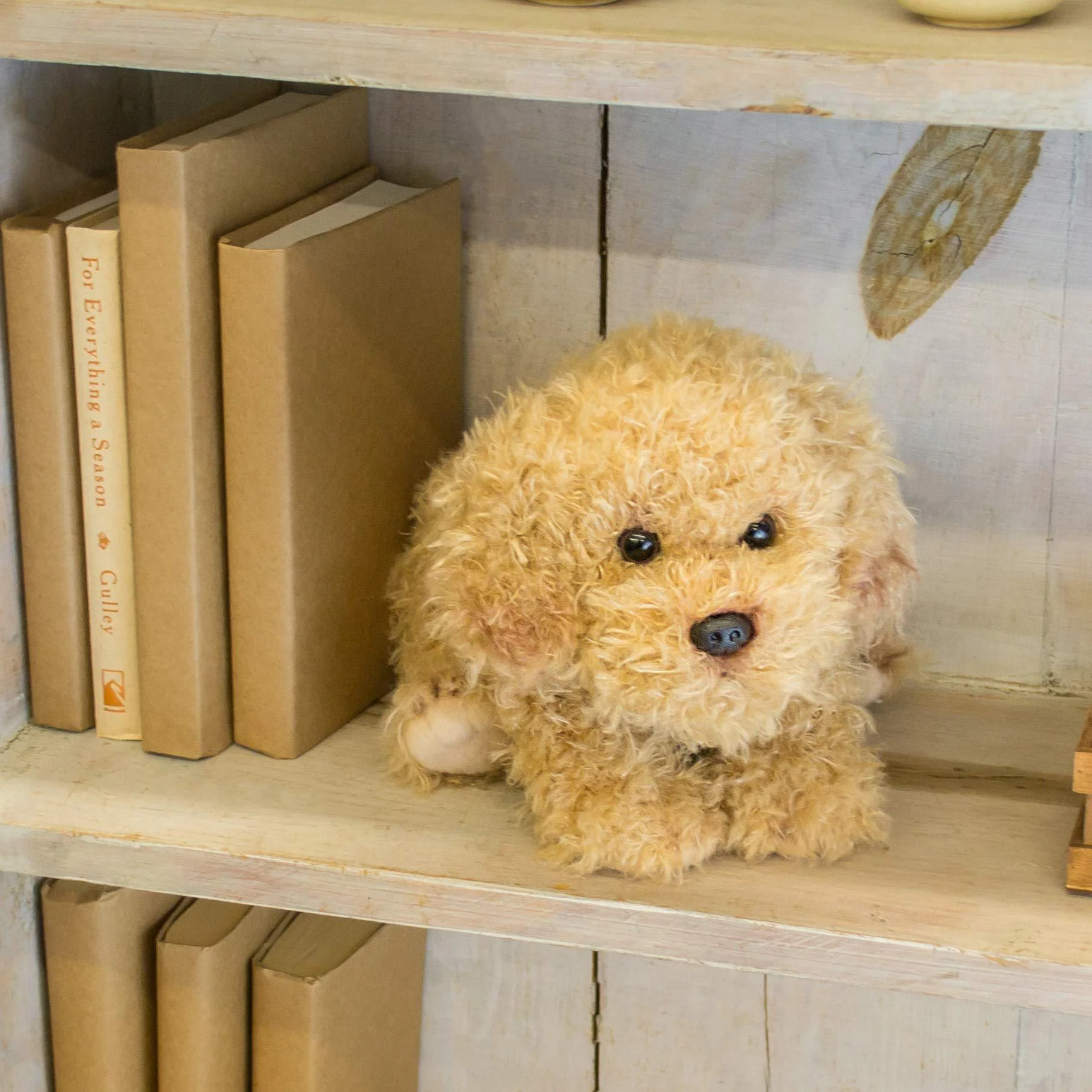 DEMDACO nat and jules laying large labradoodle dog children&s;s plush stuffed animal toy