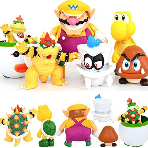 boheigld 12pcs mario figures?action figures toy mario bros figures collection playset for kids birthday gifts ( 4-6inch)