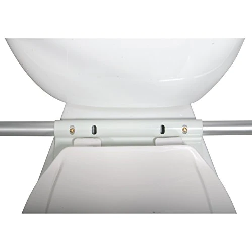 Healthline Trading HEALTHLINE Toilet Safety Frame, Bathroom Safety Rail with Toilet Seat Assist Handrail Grab Bar, Medical Supply for Elderly, Adju
