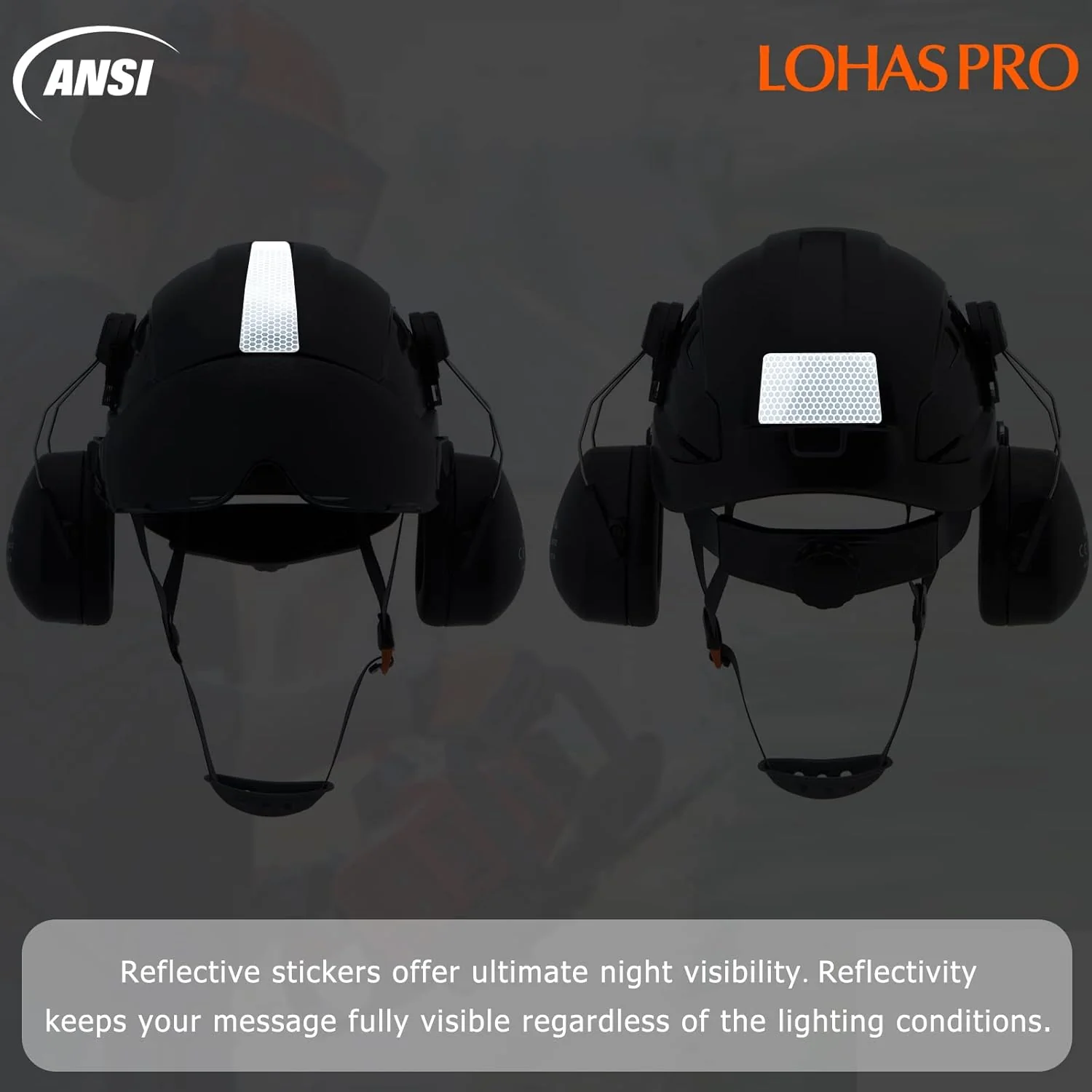 LOHASPRO Hardhat Arborist Forestry Helmet Safety Hard Hat with Visor and Ear Muffs for Tree Service Logging Cutting Wood Chopping Chainsaw Helme