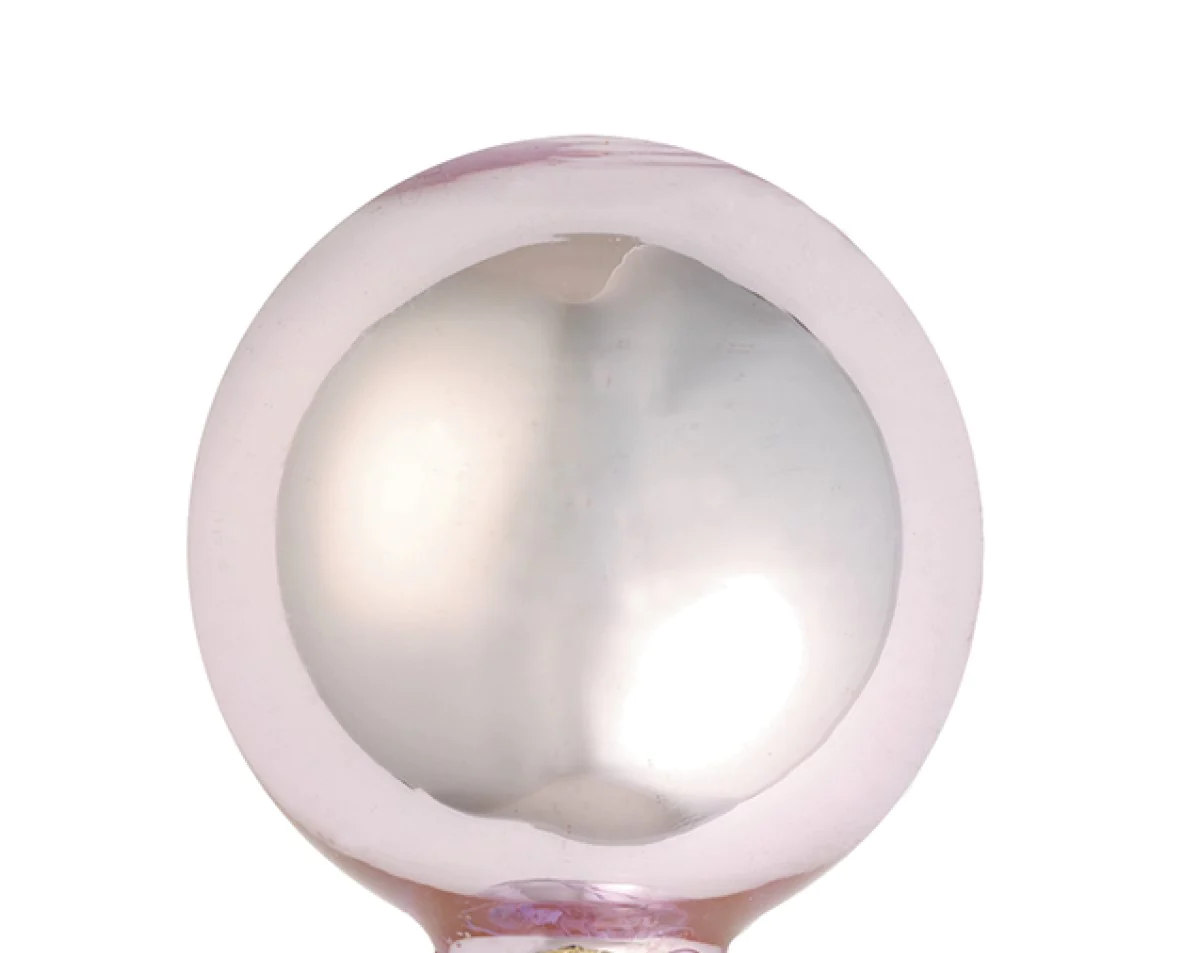 Whitehurst 28ct Shiny Baby Pink Glass Ball Christmas Ornaments 2