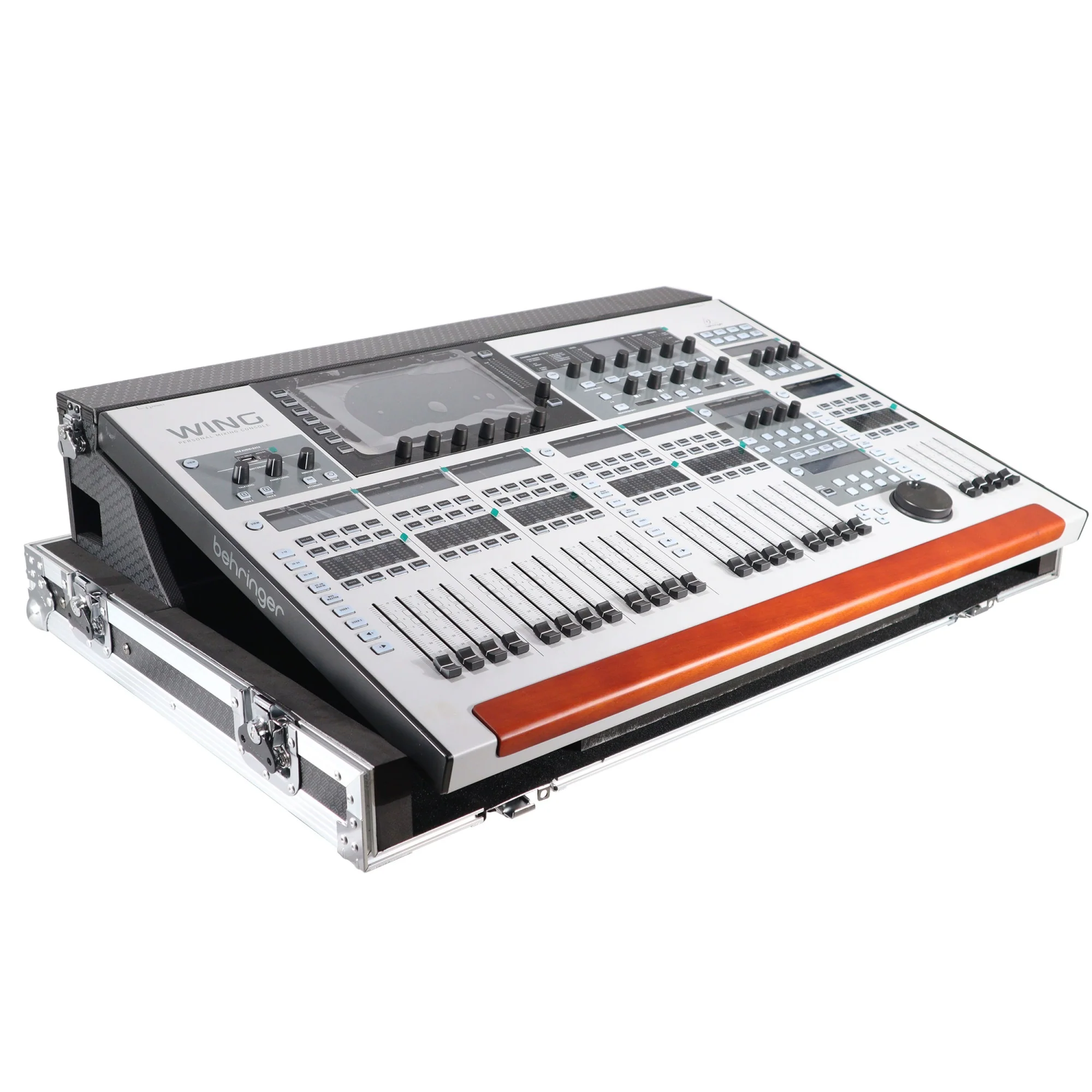 PROX Flight Case for  Behringer WING  Console with Doghouse and Wheels
