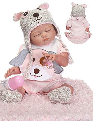 NPK realistic reborn baby dolls girl full body silicone 20 inchs anatomically correct washable toy doll handmade sleeping baby gi