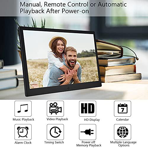 Dilwe1 12 inch digital picture frame,tft led aluminium alloy digital photo frame,mp3/4 movie player,1280800 electronics picture fram