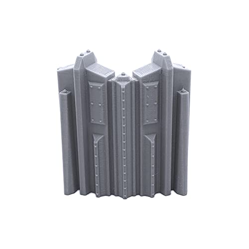 EnderToys Tall Connecting Barricade Wall Set, Terrain Scenery for Tabletop 28mm Miniatures Wargame, 3D Printed and Paintable, EnderToys