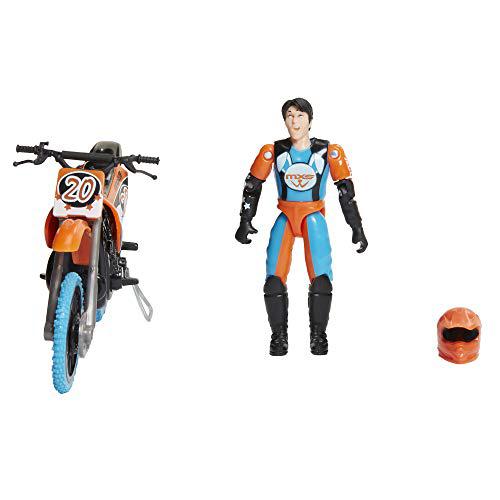 mxs motocross bike toys moto extreme sports, bike &a; rider with sfx sounds by jakks pacific action figure playsets - #20 orang