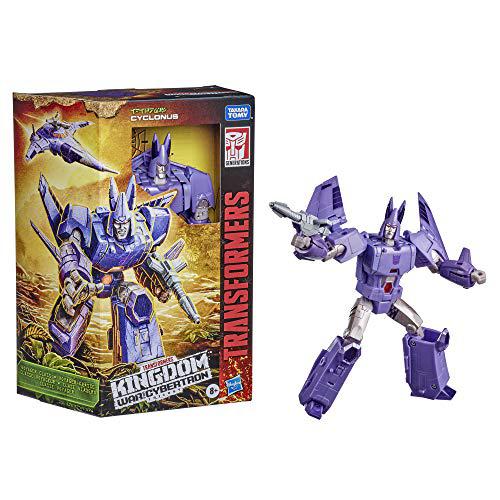 transformers toys generations war for cybertron: kingdom voyager wfc-k9 cyclonus action figure - kids ages 8 and up, 7-inch