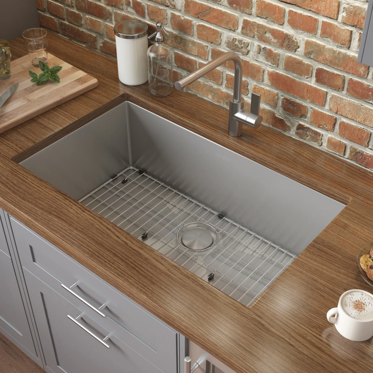 Ruvati RVH7400 Undermount Stainless Steel 32