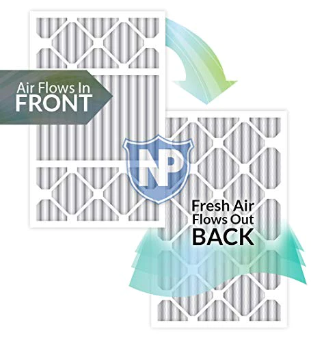 Nordic Pure 16x25x5 MERV 12 Honeywell/Lennox AC Furnace Air Filters 4 Pack
