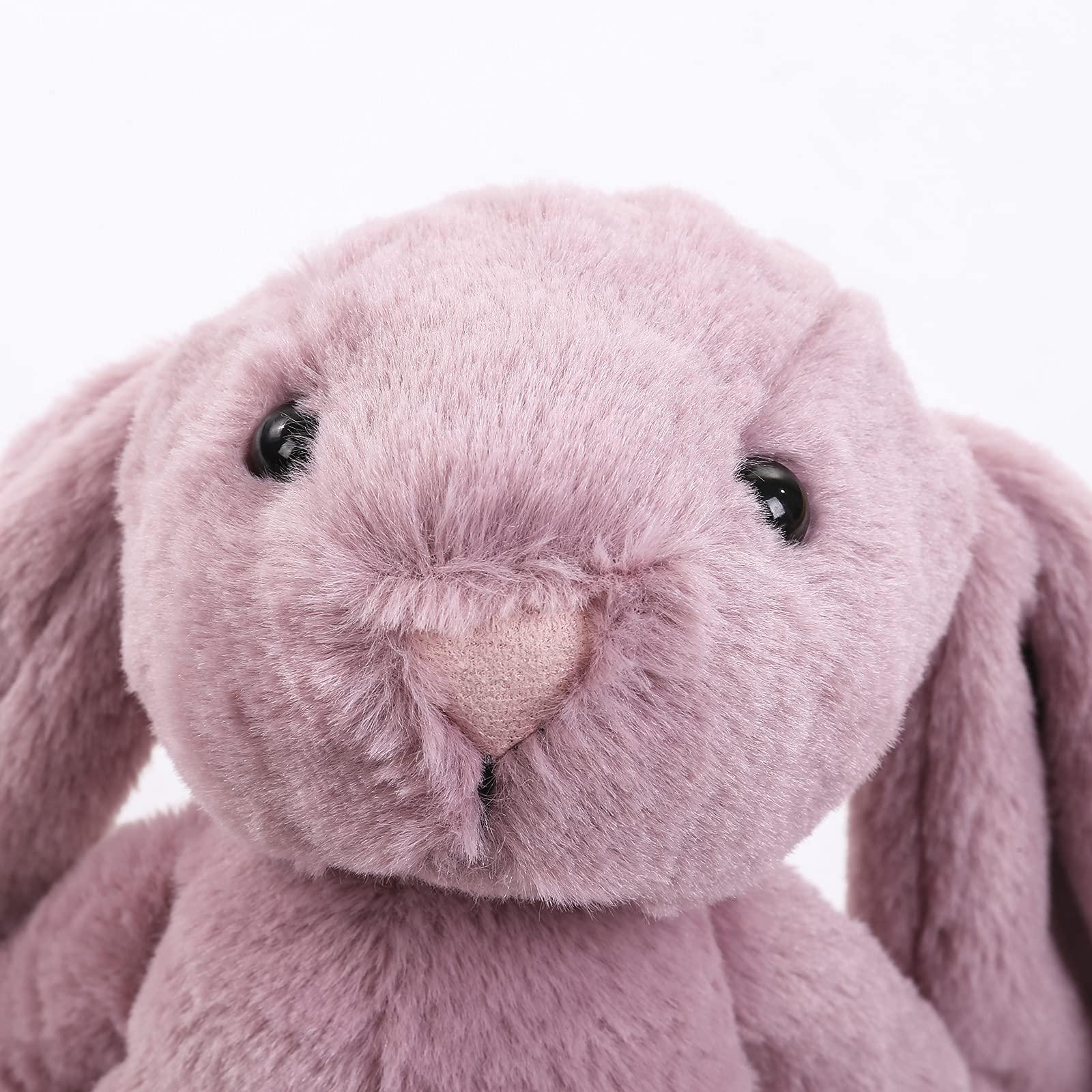 lopjgh bunny stuffed animal, cute bunny plush toy, stuffed bunny with long floppy ears, fluffy rabbit stuffed animal for kids