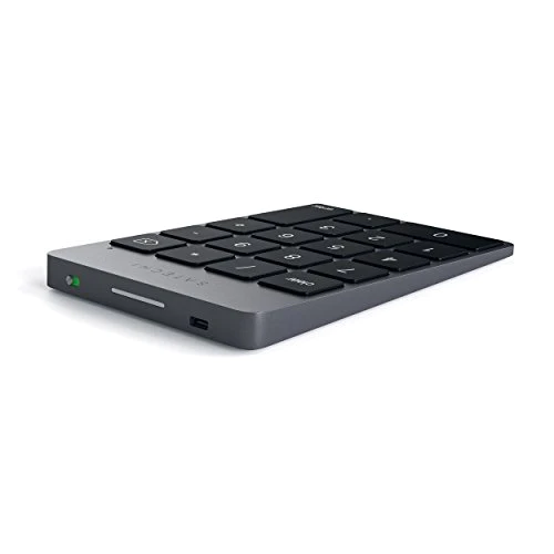 Satechi Slim Aluminum Bluetooth Wireless 18-Key Keypad Keyboard Extension - Compatible with 2017 iMac, iMac Pro, MacBook Pro, Ma