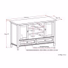 Simpli Home Warm Shaker SOLID WOOD 47 inch Wide Transitional TV Media Stand in Tobacco Brown For TVs up to 50 inches