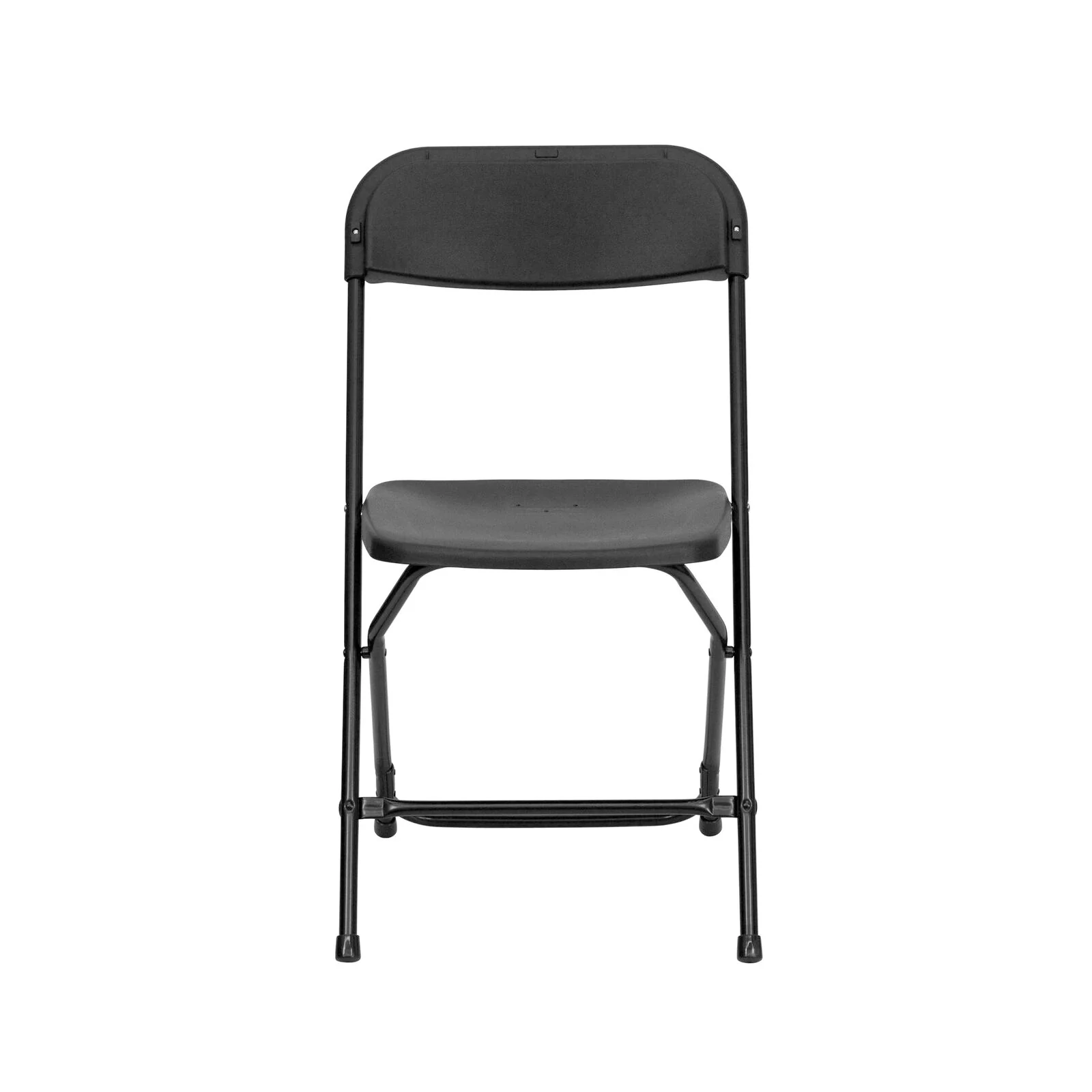 Flash Furniture 10pc. Hercules Plastic Folding Chair Set - Black