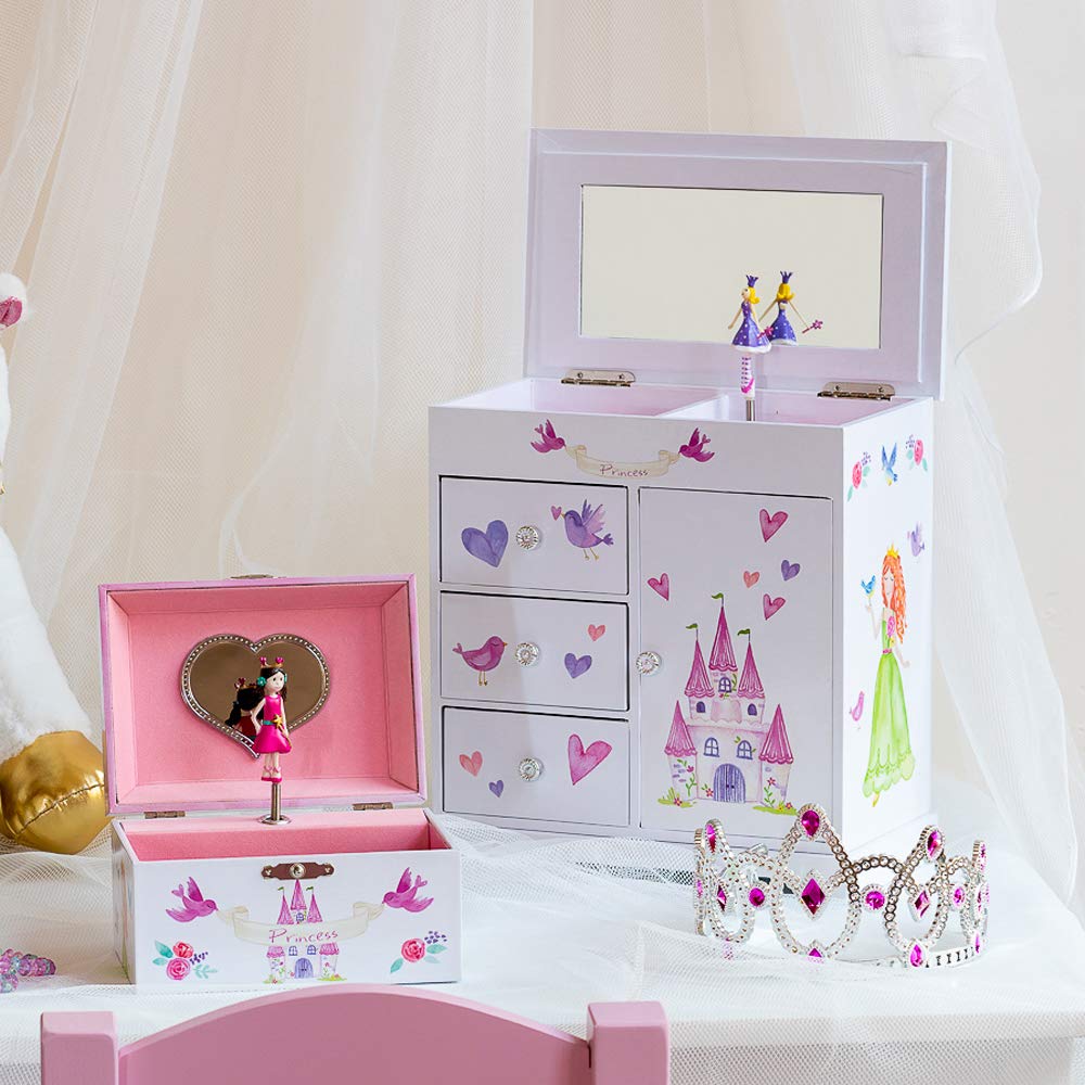 Jewelkeeper Princess and Unicorn Musical Jewelry Box