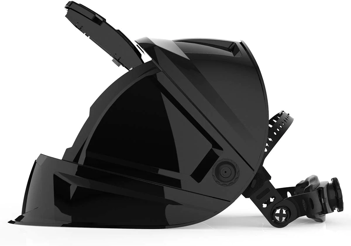 TOOLIOM Flip Up Welding Helmet 3.64 x 1.67 inch Auto Darkening Clamshell Welding Mask True Color Lift Front Welding Hood